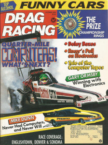 DRAG RACING 1989 OCT - FUNNY CAR Spcl, DUNN, ORMSBY, SUMMERNATS
